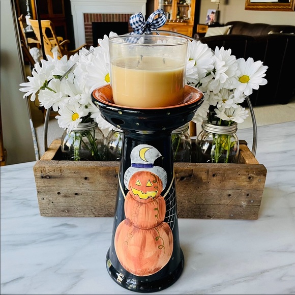 Halloween 3 Wick Candle Holder